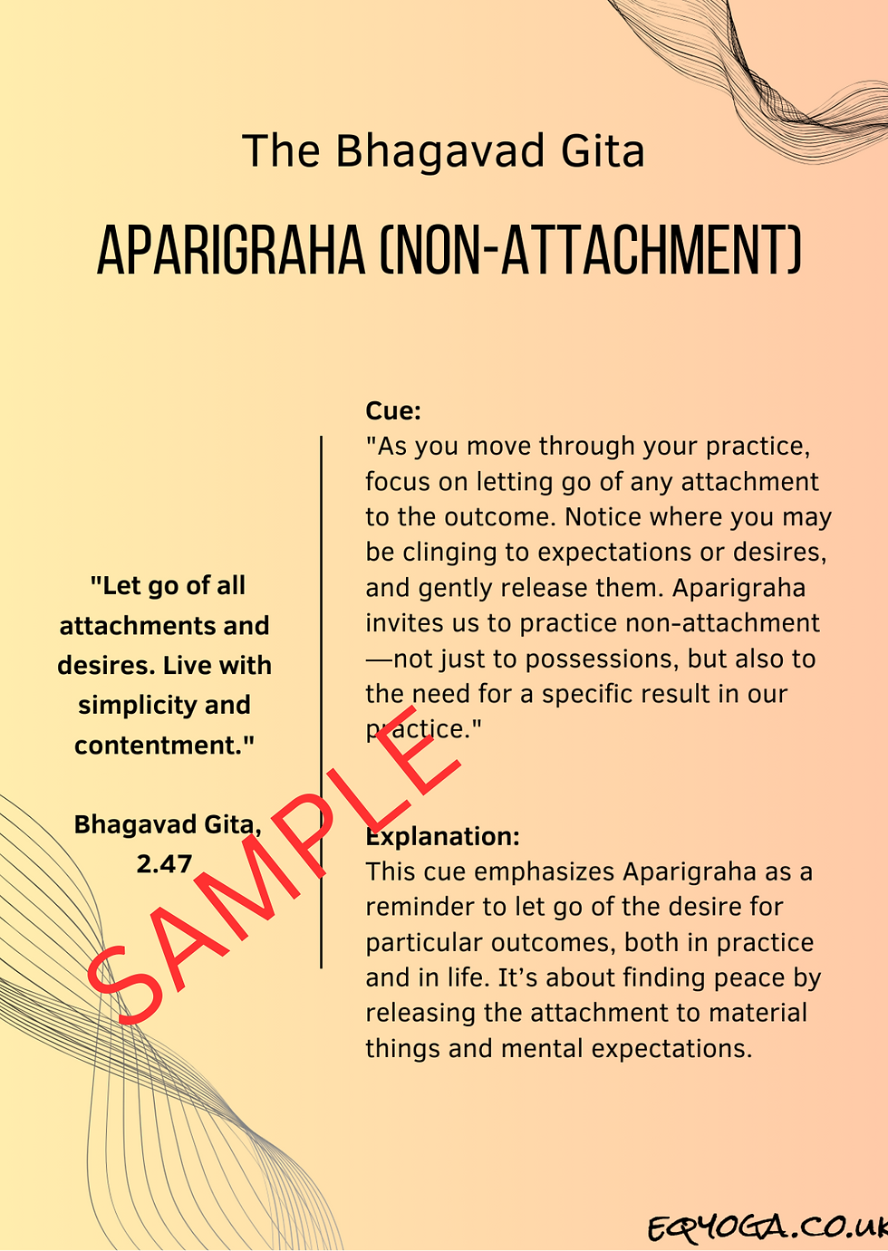 Thumbnail: Yoga Philosophy Cue Cards for Asana Classes