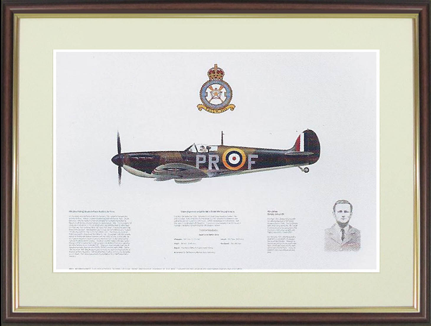 Spitfire picture "Vickers Supermarine Spitfire Mk 1a" by M.A.Kinnear