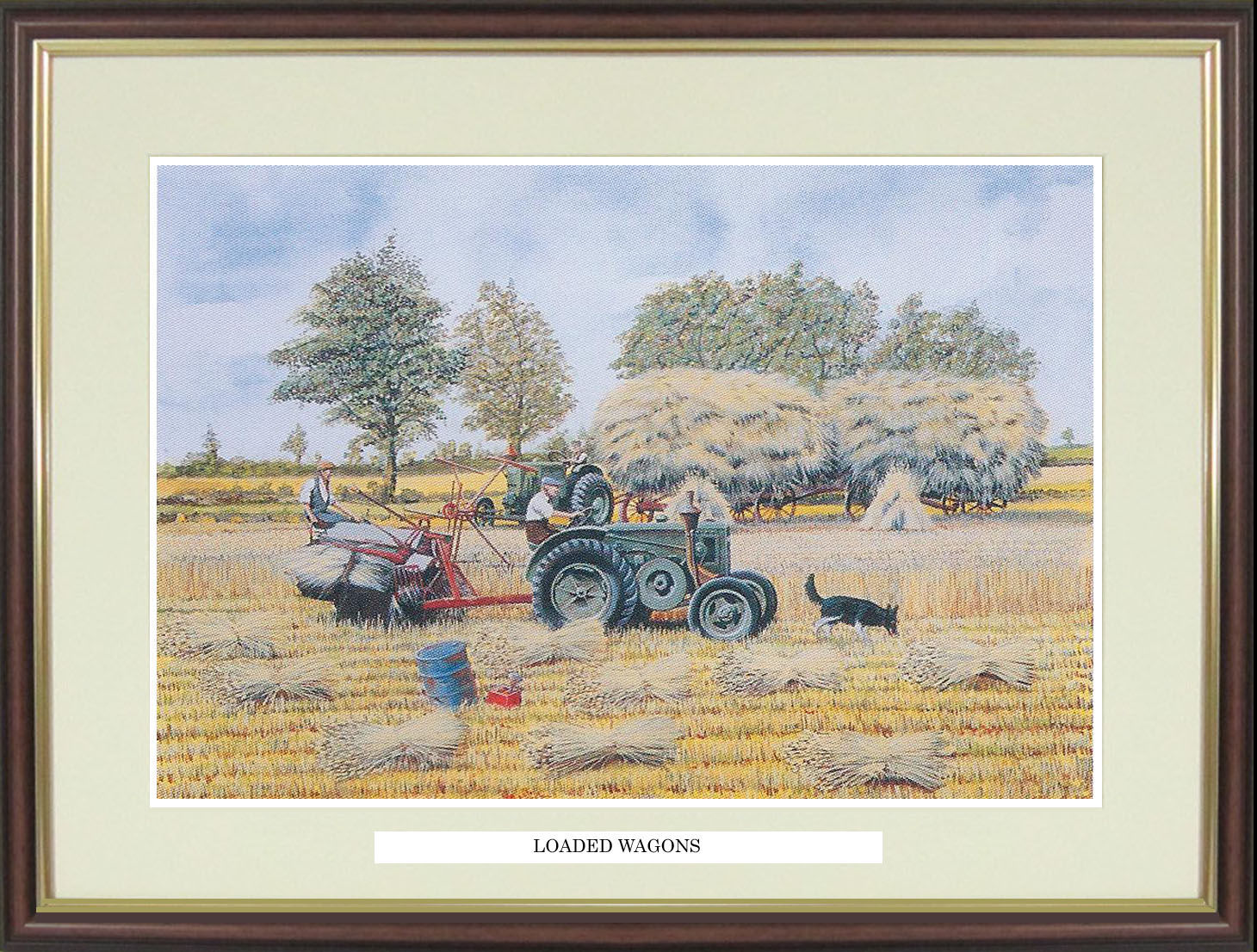 Old Farm Tractor print Field Marshall Tractors  by Ray Hutch