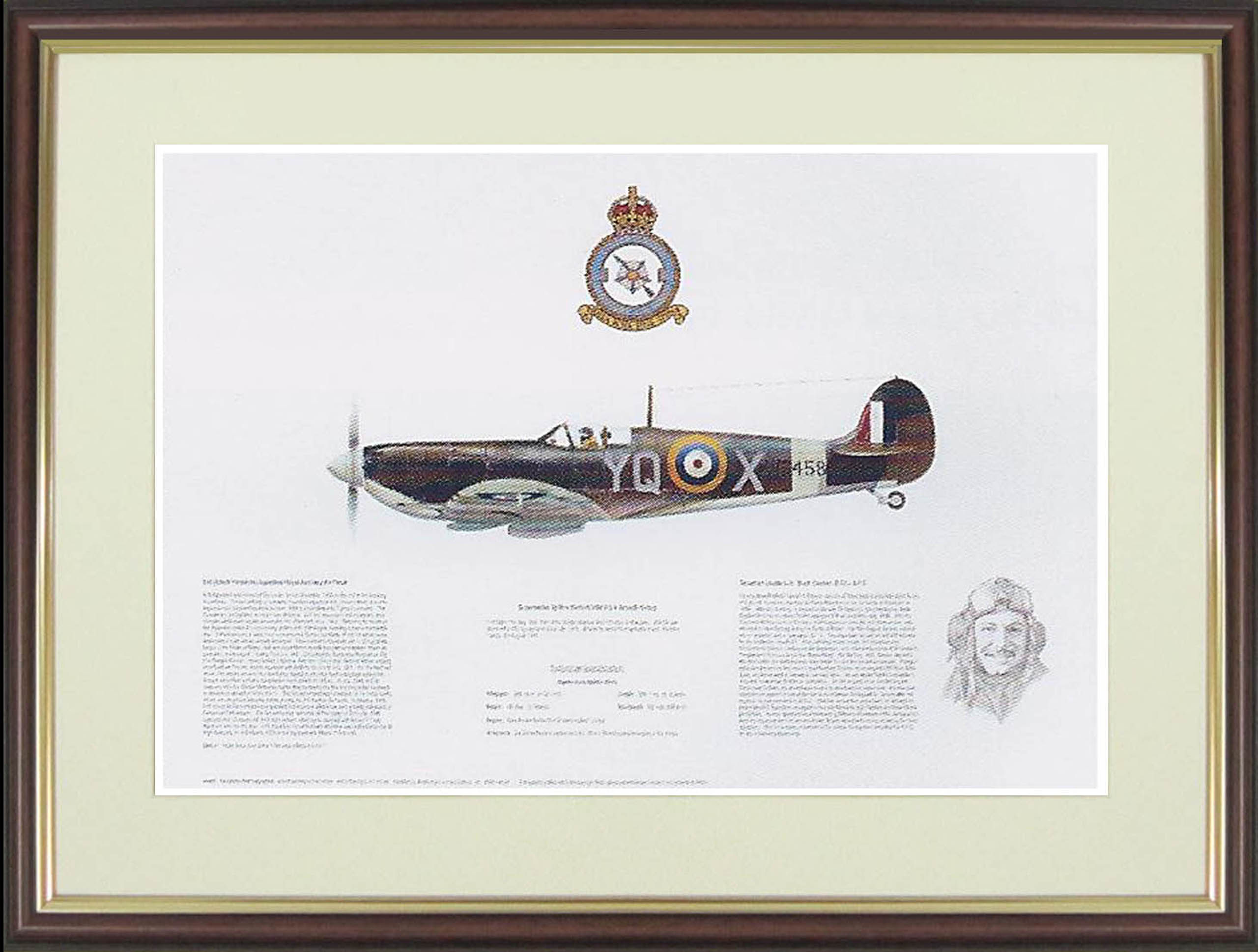 Spitfire picture "Supermarine Spitfire Mk Vb" by M.A.Kinnear