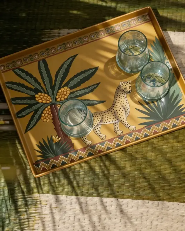 Thumbnail: Caravane Bagha Metal Serving Tray