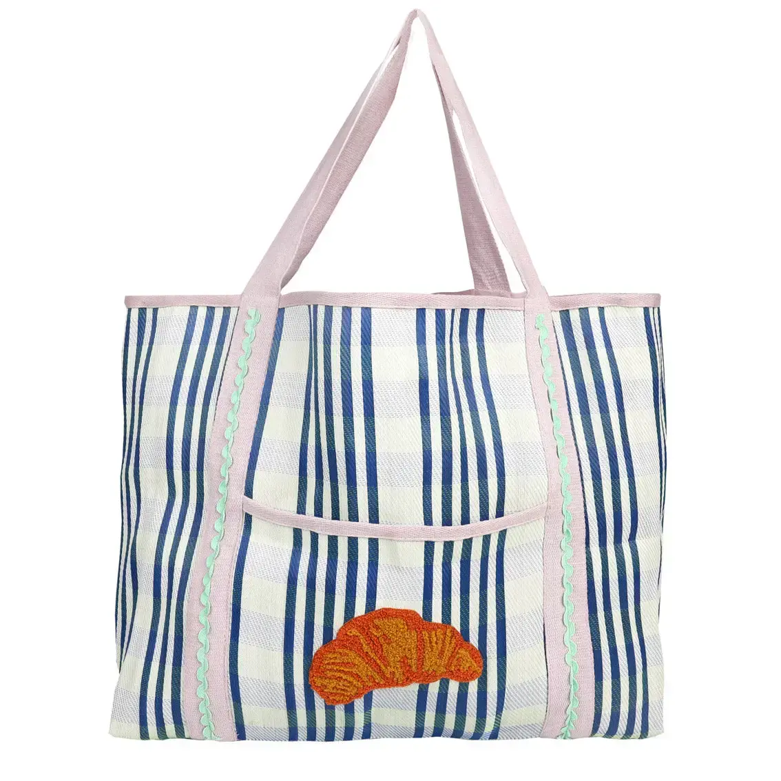 Recycled Croissant Beach Tote