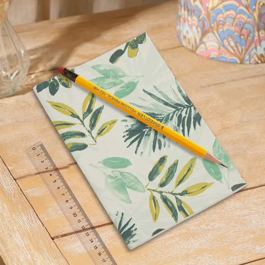 expo bazaar stationary notebook leaves