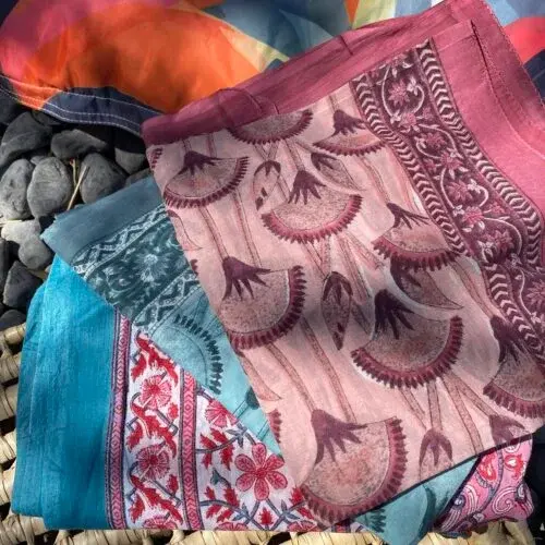 Thumbnail: Maison Lilo Cotton Scarf: Papyrus