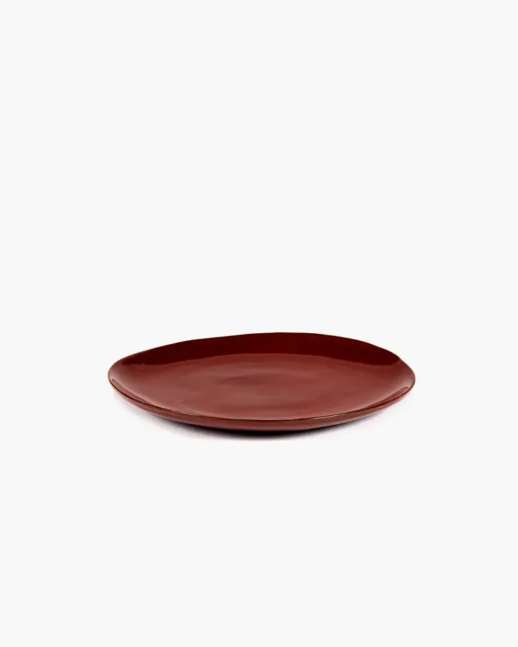 Miniature : Dinner plate venetian red
