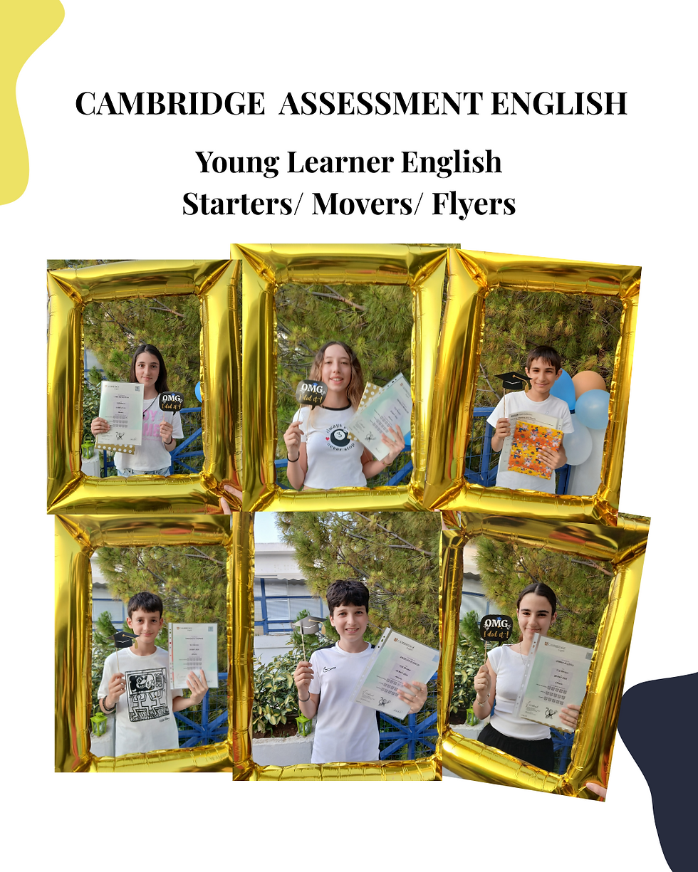 Cambridge English: Young Learners English-Starters Pre A1 / Movers A1/ Flyers A2