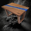 Thumbnail: Walnut coffee table blue river4