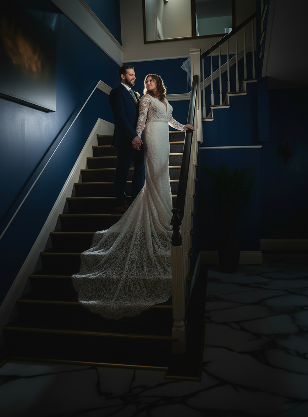 Bride and Groom wedding photo