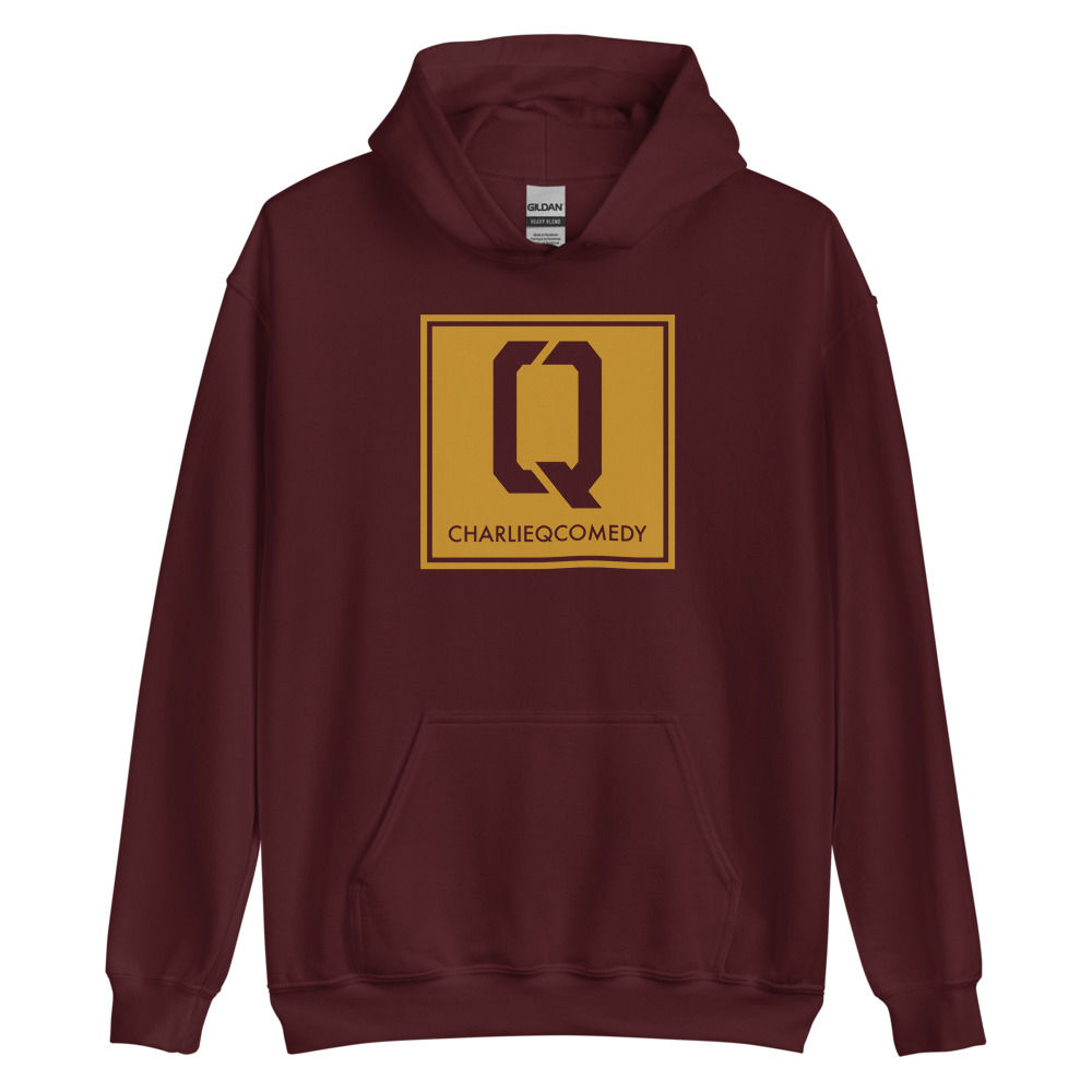 Square Logo - Maroon (Hoodie)