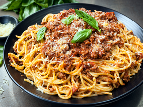 Savory Bison Bolognese