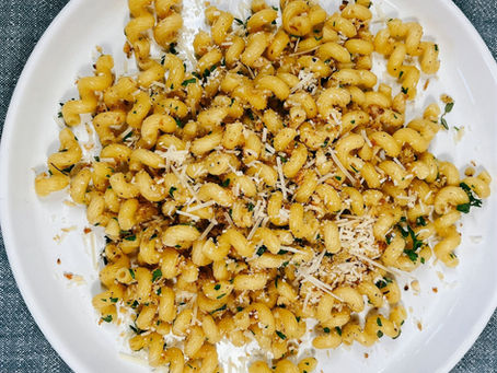 Sicilian-Style Pasta with Anchovies and Breadcrumbs