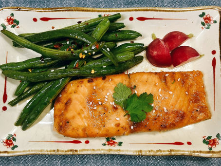 Saikyo-zuke/Miso-Maple Glazed Salmon