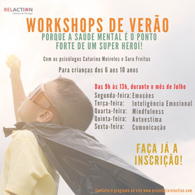 Workshops Verão Crianças