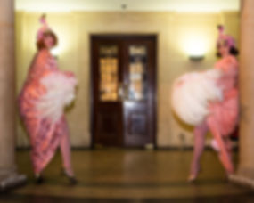 fan dance, burlesque, flamingo flappers, vintge ance, duet, pride performance, feather fan