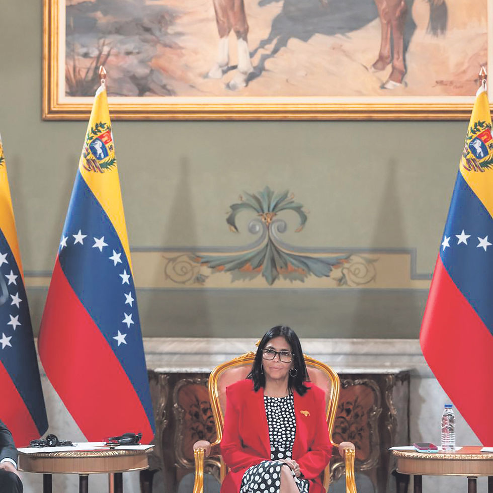 Venezuela interim President Delcy Rodriguez in Caracas, Venezuela, April 30, 2026. A list of alleged crimes has not prevented Diosdado Cabello, and other Venezuelan officials, from working with a U.S. government that once hounded them. (Todd Heisler/The New York Times)