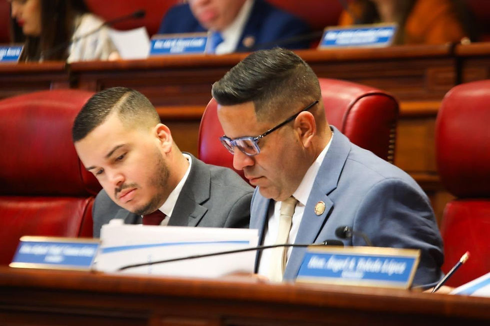 Guayama District Sens. Wilmer Reyes Berríos and Rafael Santos Ortiz