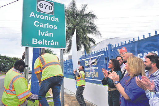 Section of PR-670 in Manatí named after Hall of Fame-bound Beltrán