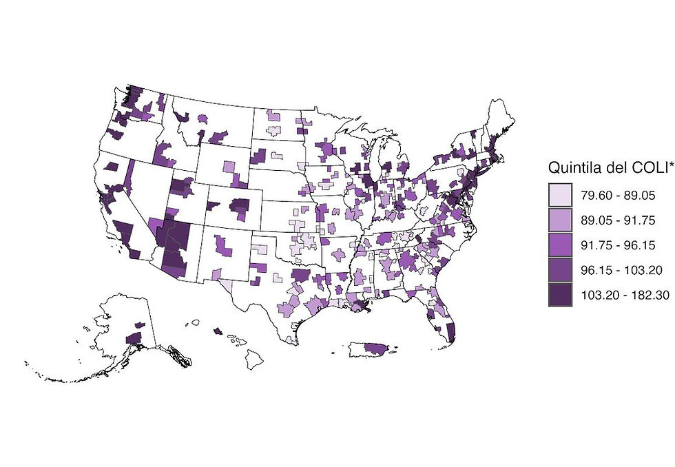 Puerto Ricans in NY-NJ metro area have higher cost of living compared to island