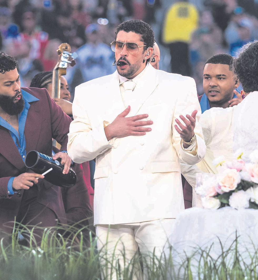 Bad Bunny’s casting as the lead in the upcoming film “Porto Rico,” a historical epic centered on the island’s origins, follows his widely praised Super Bowl performance, which attracted more than 128 million viewers. (Doug Mills/The New York Times)
