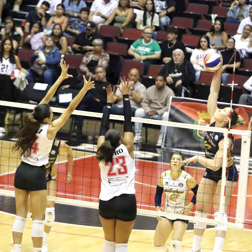 Cangrejeras go up 2-0 in LVSF finals.