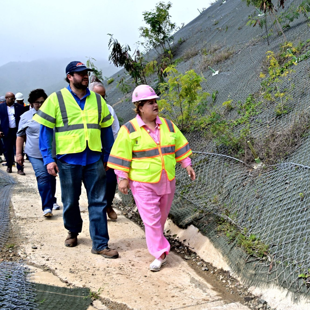 Para octubre se espera culminen trabajos de estabilización en la PR-52 en Cayey.