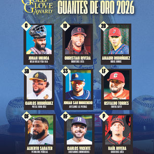 FBPR anuncia Guantes de Oro Rawlings 2026 de la Liga Doble A