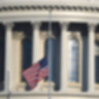 An American flag flies at half-staff outside of the Capitol after the death of Sen. Lindsey Graham (R-S.C.), who died on Saturday, in Washington, on Monday, July 13, 2026. Still shaken from the sudden death of Graham, Senate Republicans returned to Washington on Monday and were immediately forced to confront the policy and political complications caused by his absence. (Kenny Holston/The New York Times)