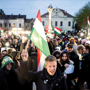 ‘We finally have democracy’: Hungarians erupt in joy and relief.