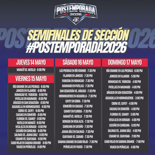 La Doble A abre este fin de semana la postemporada 2026 con las semifinales de sección.