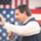 Florida Gov. Ron DeSantis, then a Republican presidential candidate, speaks during a campaign stop in Myrtle Beach, S.C., Jan. 20, 2024. An appellate court has struck down parts of a Florida law that restrict the teaching of ideas related to race, sexism and unconscious bias in college classrooms. (Nicole Craine/The New York Times)