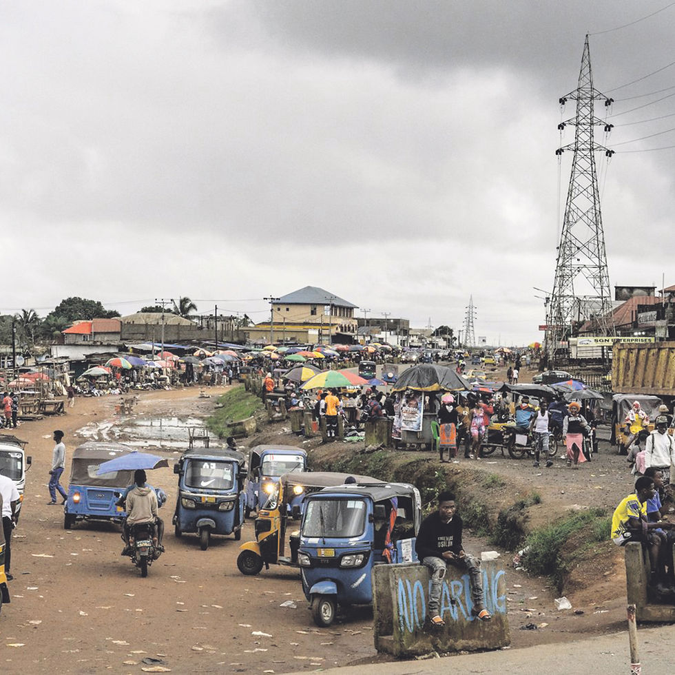 Boys Town Junction, in Monrovia, Liberia, on Aug. 23, 2026. The U.S. deportation deal with Liberia is one of the largest third-country deportation agreements struck by the Trump administration. (Carielle Doe/The New York Times)