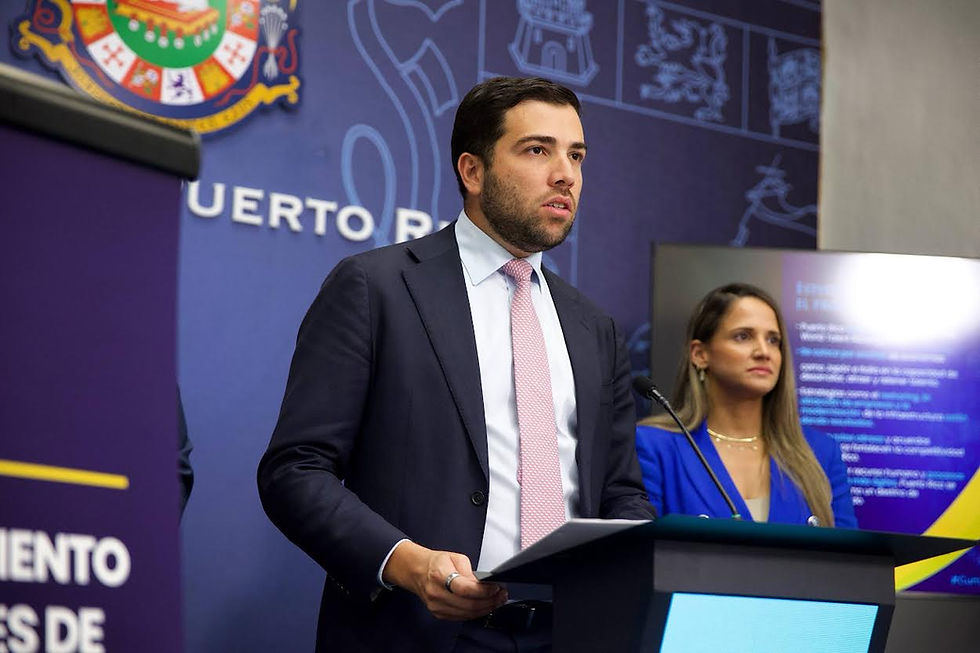 Economic Development and Commerce Secretary Sebastián Negrón Reichard