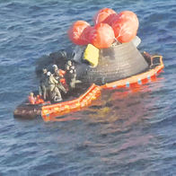 Artemis II crew reunites with families and fellow NASA astronauts.
