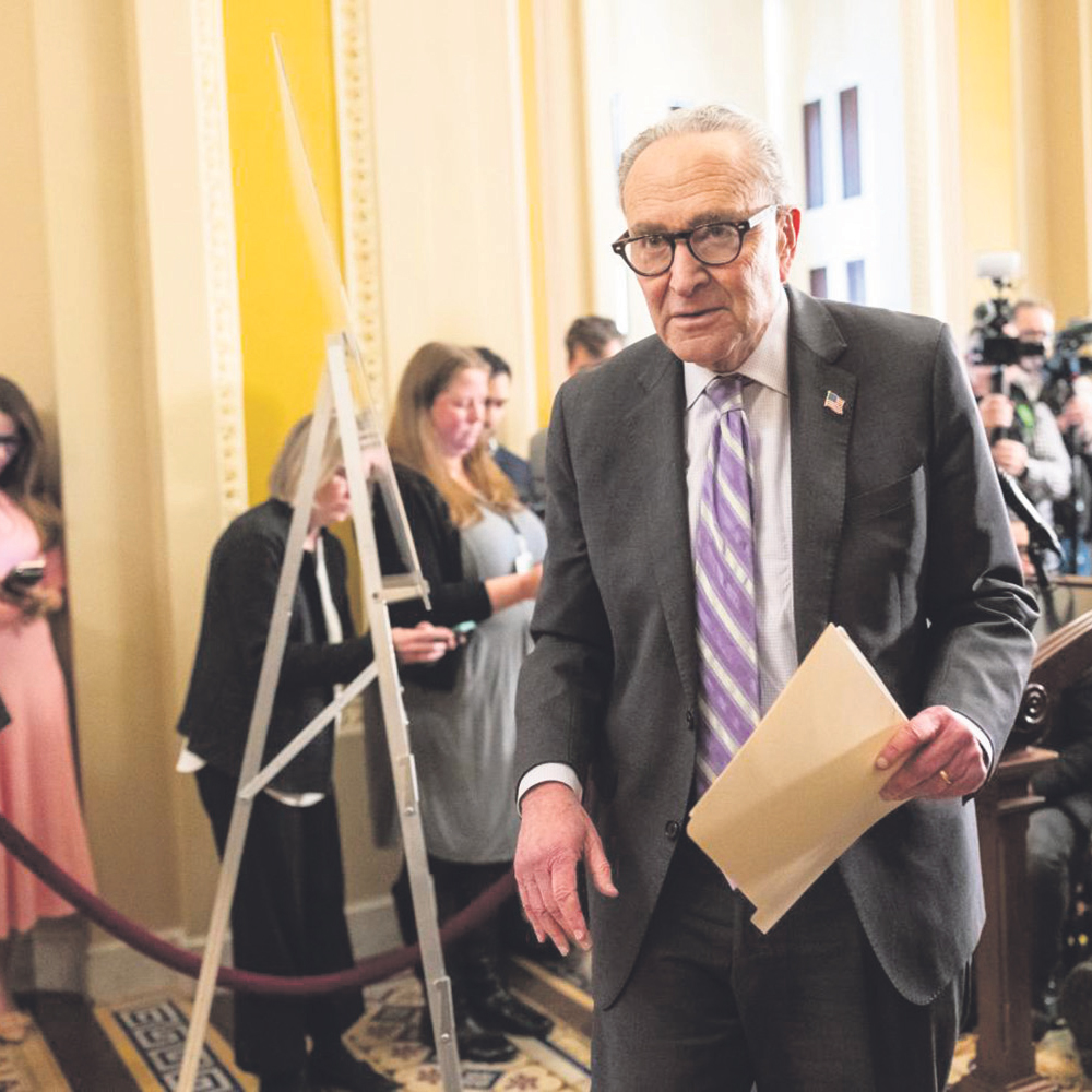 Schumer says Democrats will try to restore clean energy tax credits.