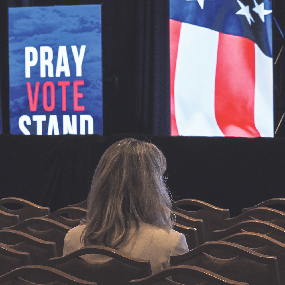 Judge dismisses lawsuit that challenged ban on endorsements by churches.