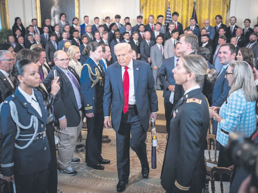 Part of White House is reduced to rubble. Trump’s ballroom will rise in its place.