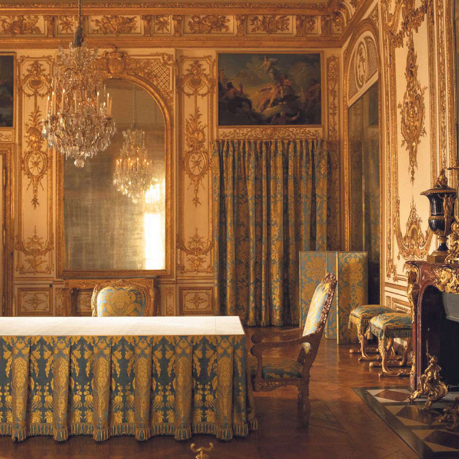 The room where Benjamin Franklin had an audience with King Louis XVI at the Palace of Versailles outside Paris, France on Nov. 17, 2025. (Camille McOuat/The New York Times)