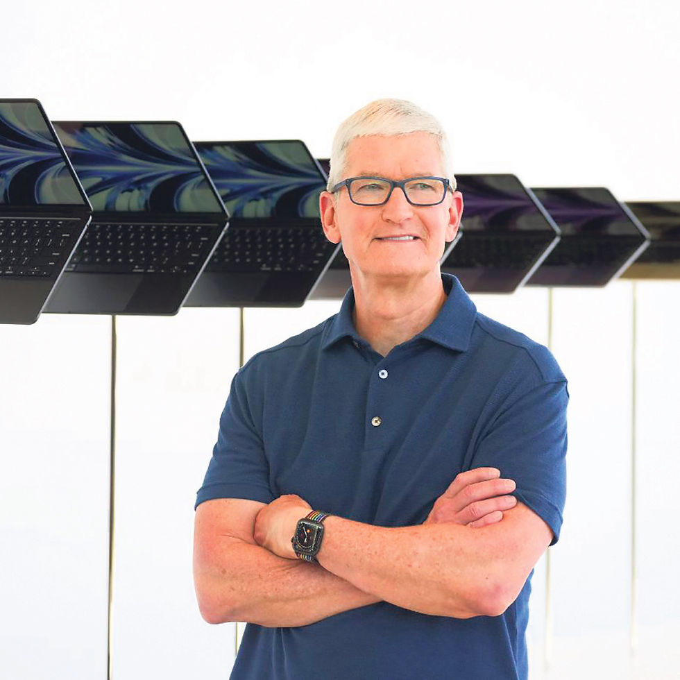 Tim Cook will step down as Apple CEO.