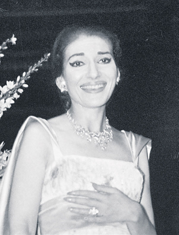 Maria Callas in 1959 at the Royal Concertgebouw in Amsterdam (Wikipedia)