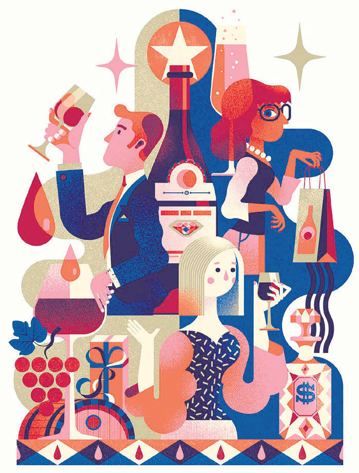 Selecting the right bottle to bring to a party is never easy. (Gwen Keraval/The New York Times)