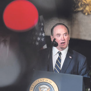 Navy secretary is fired as infighting roils Pentagon.