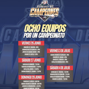 Yabucoa y Comerío se apuntan su segunda victoria en el Carnaval de Campeones