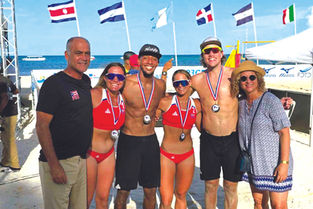 Double silver for Puerto Rico on the sands of Punta Cana