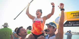 Tres de oro para Mariecarmen Rivera