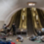 People take shelter in a metro station in Kyiv, Ukraine’s capital, during Russian air strikes in the early hours of Thursday, July 30, 2026. President Volodymyr Zelenskyy of Ukraine said that a family of five had been killed at home in the latest in a series of large-scale aerial assaults by Moscow. (Jedrzej Nowicki/The New York Times)