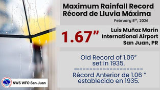 Se rompe el récord máximo de lluvia establecido en el 1935 en SJ