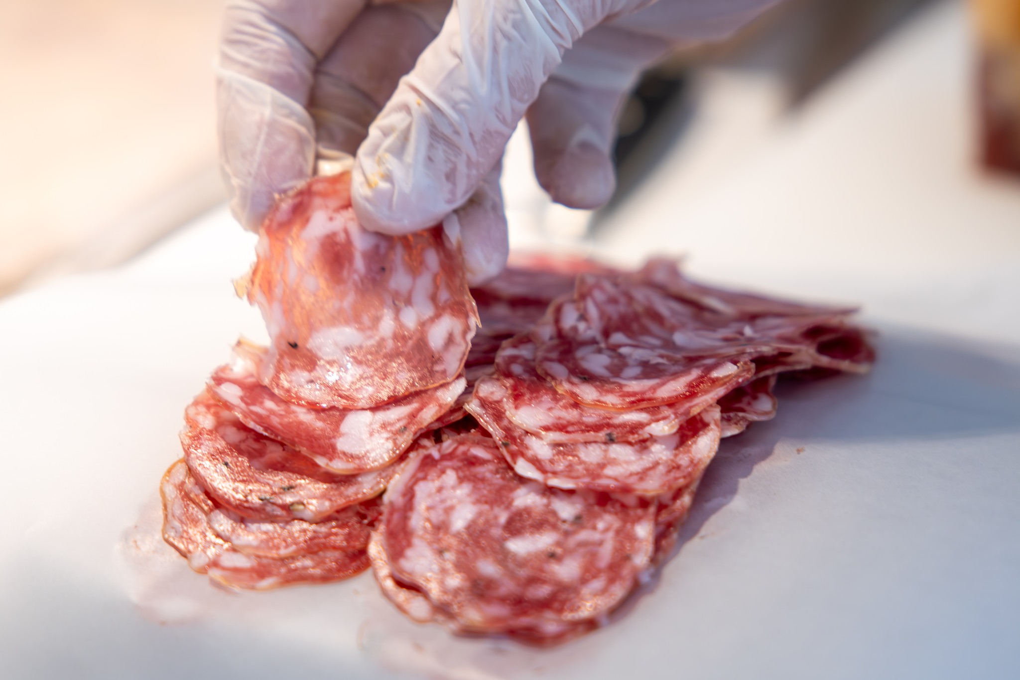 Arranged Food and Objects