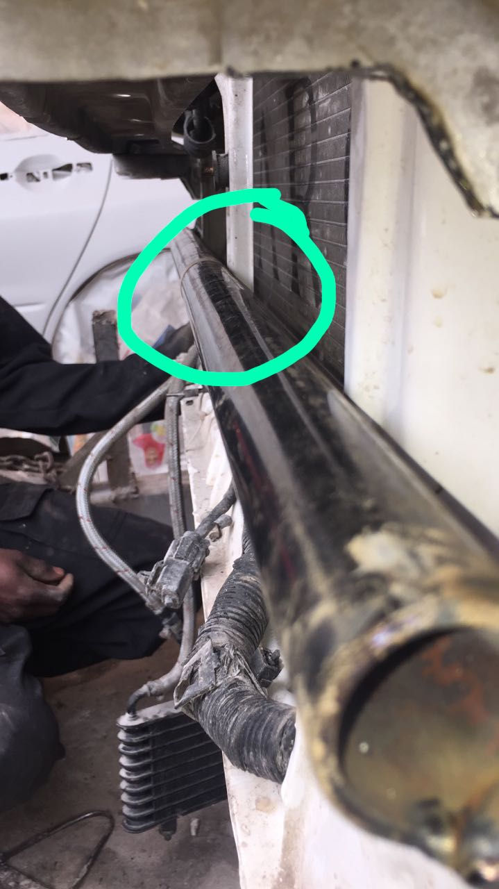 Crash brace clearance issue