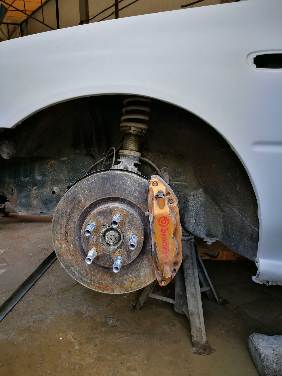 Front Brembo caliper