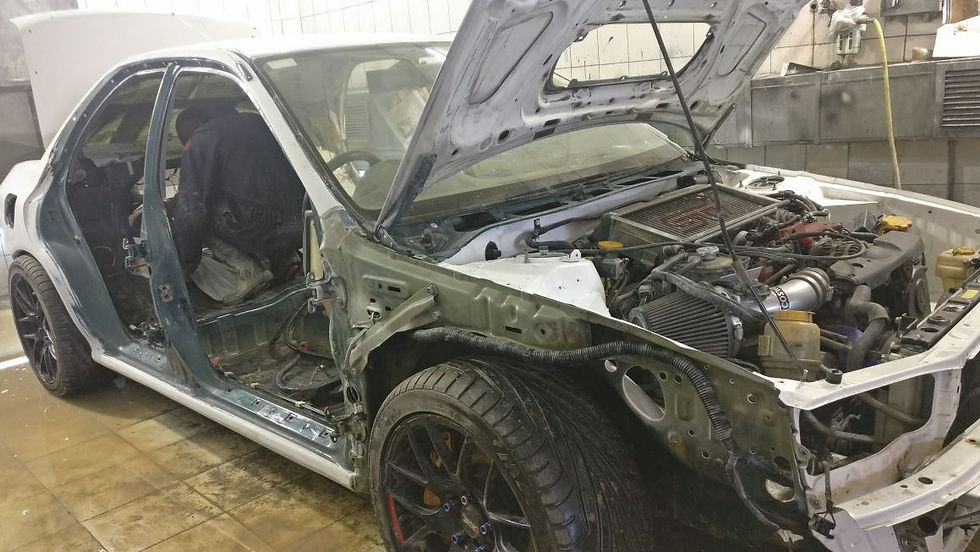 Quarter panels off